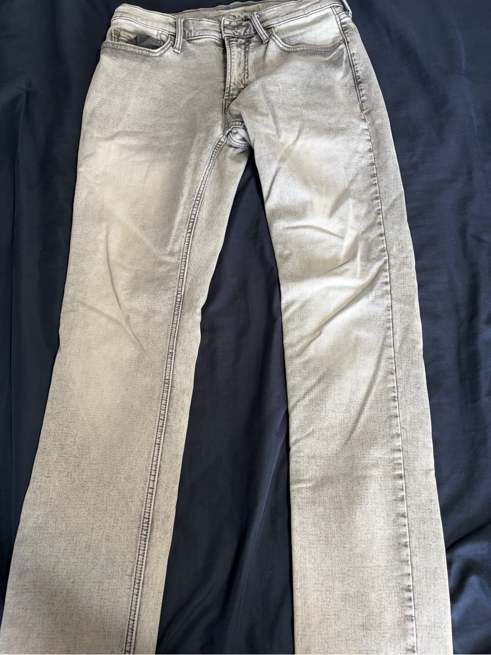 Men’s Grey Wash Denim Jeans